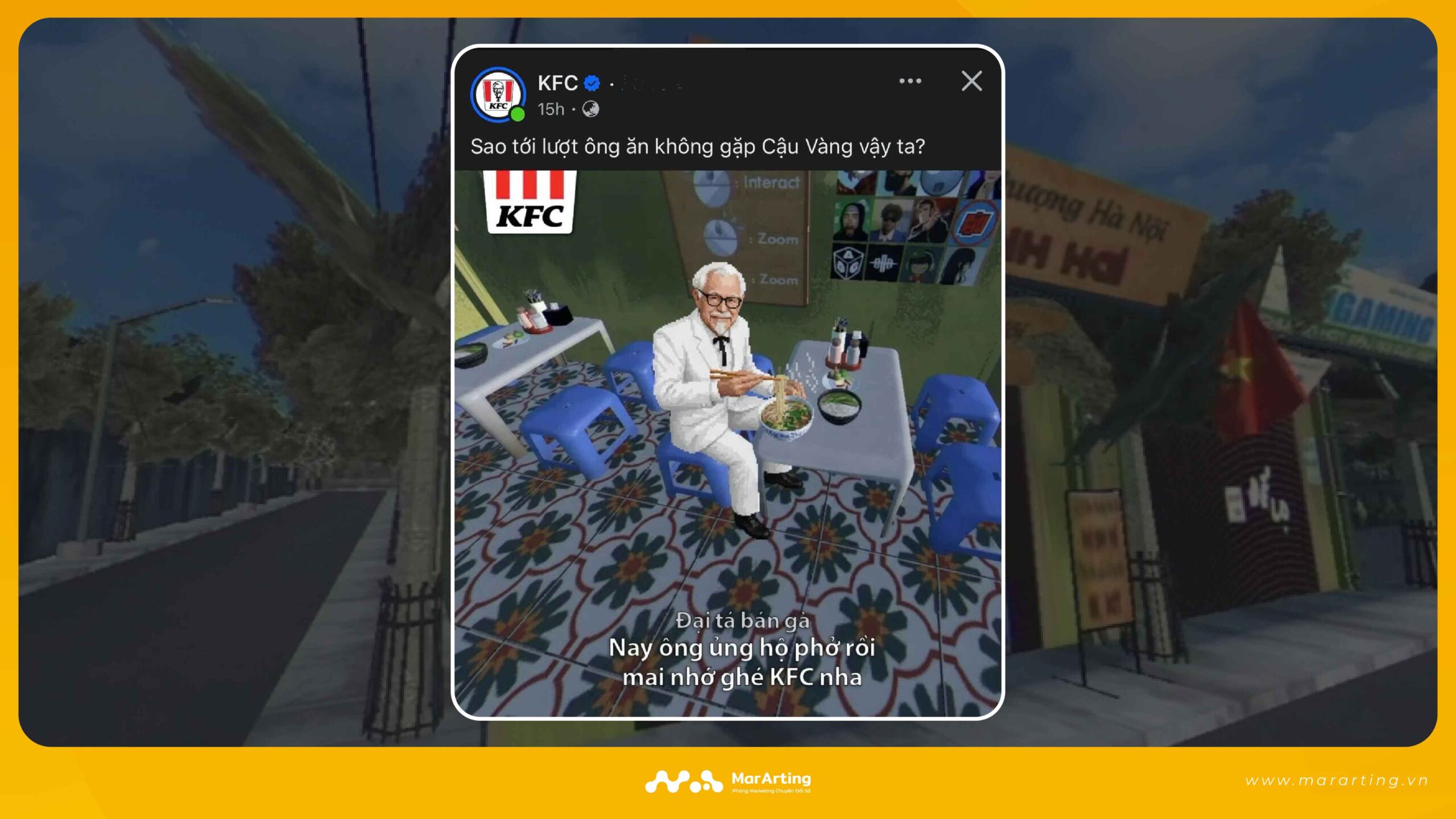 "Anh Hai có Phở, Tụi Tui có Gà. Chung một đam mê phục vụ khách hàng... và bảo vệ 'báu vật' của mình."